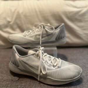 Nike Light Gray Mesh Sneakers